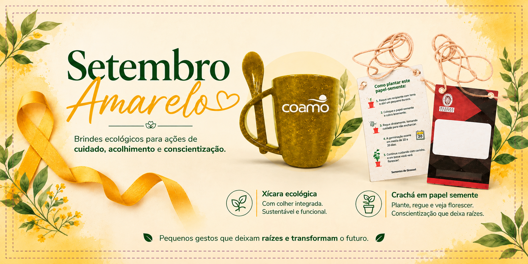 Brindes ecológicos personalizados da SPecologia
