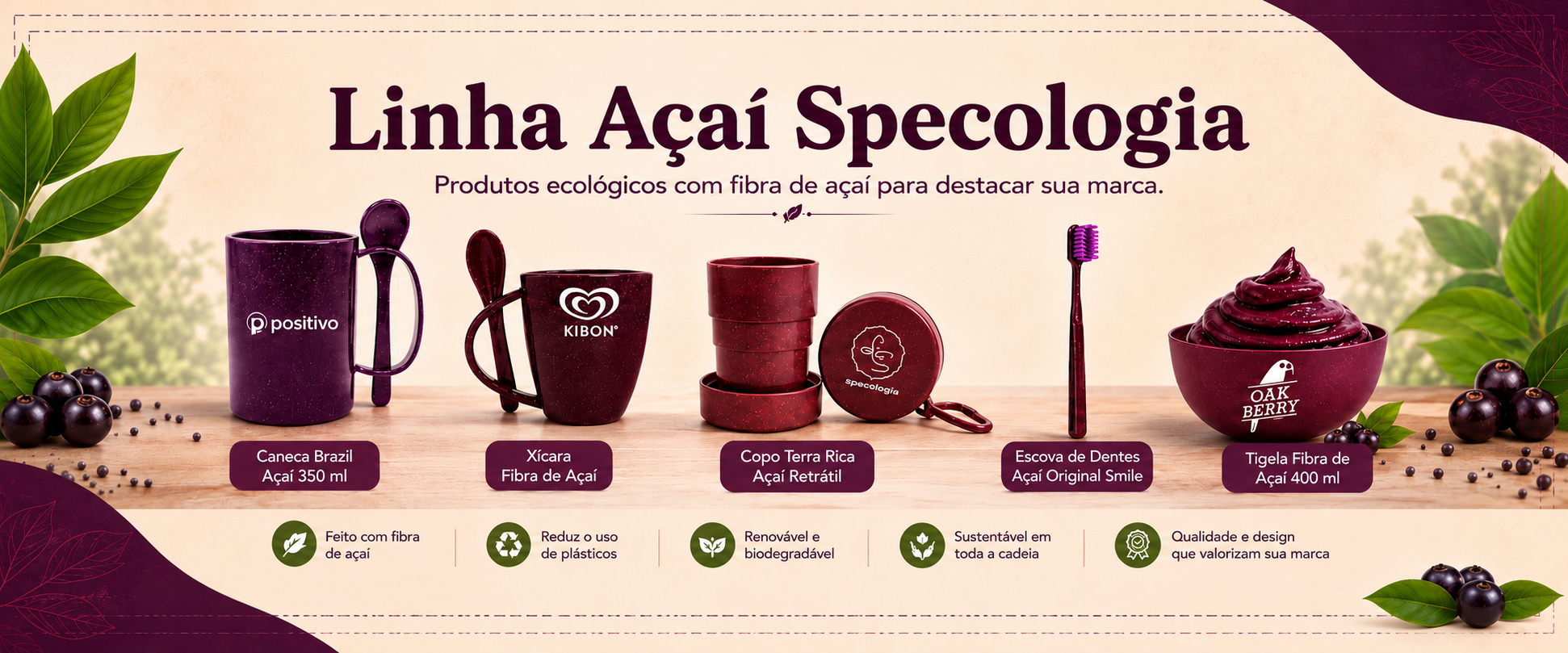 Brindes ecológicos personalizados da SPecologia