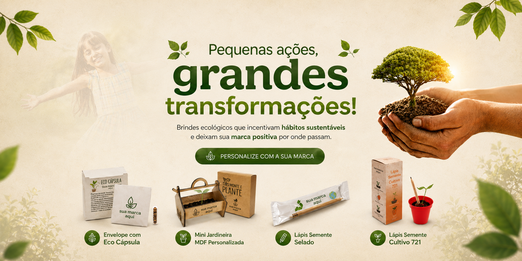 Brindes ecológicos personalizados da SPecologia