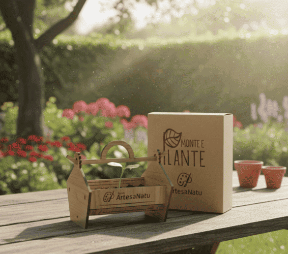 Mini Jardineira MDF Personalizada