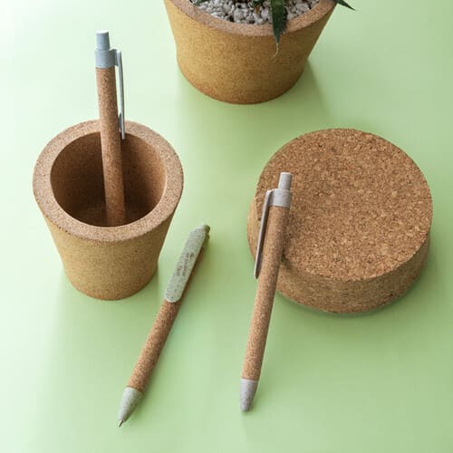 Caneta Fibra de Trigo e Cortiça