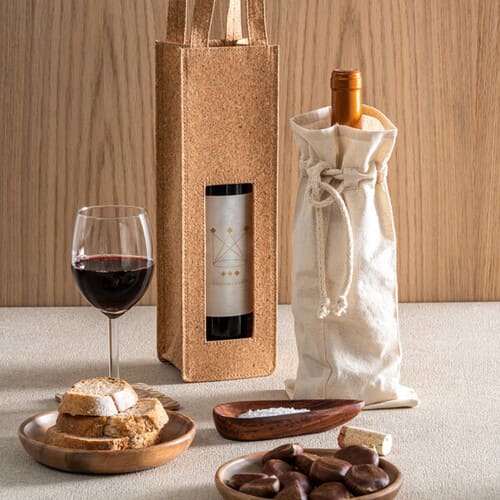 Sacola para Garrafas Algodão