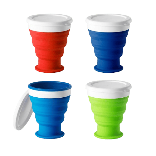 Copo Retrátil de Silicone