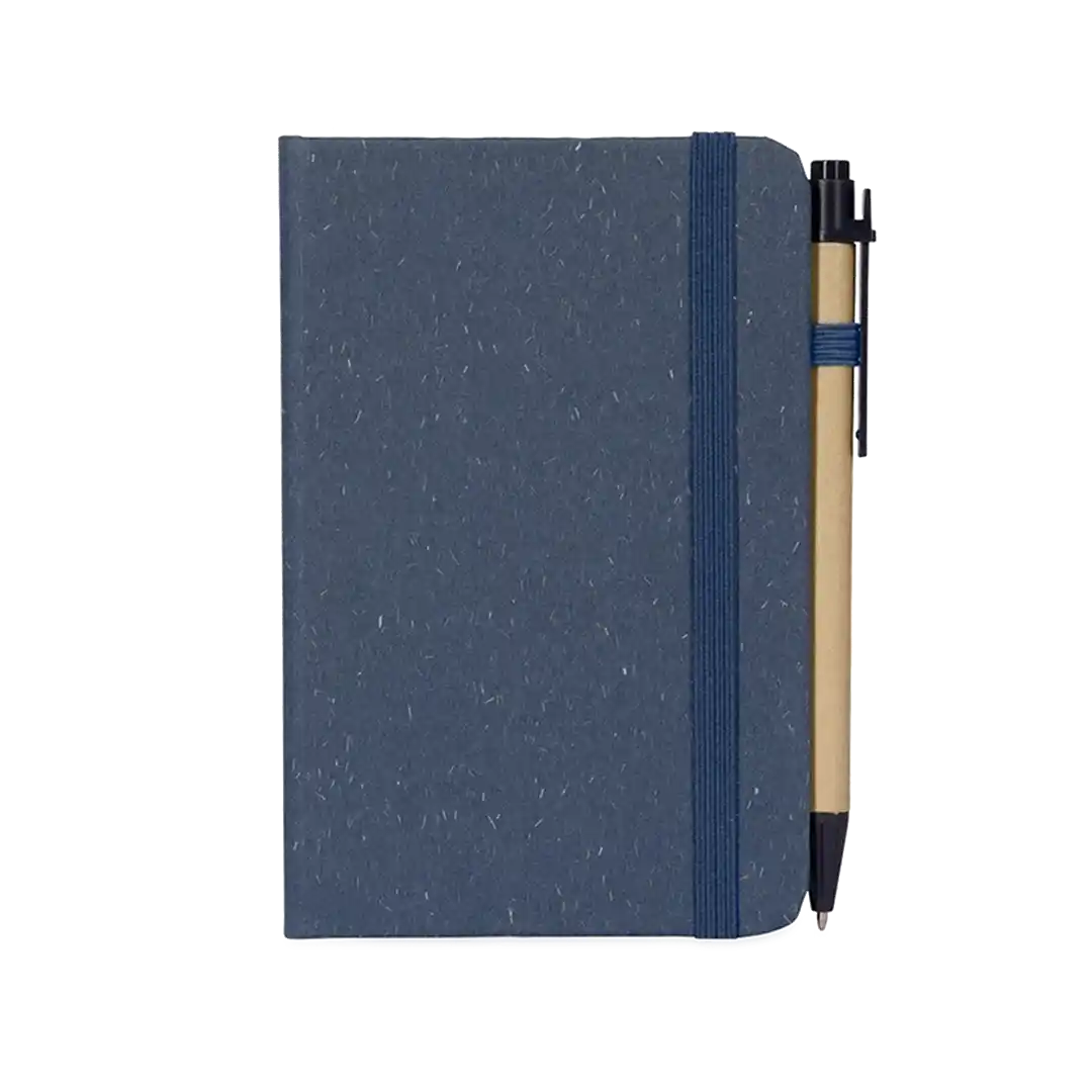 Caderneta Palha de Trigo com Caneta