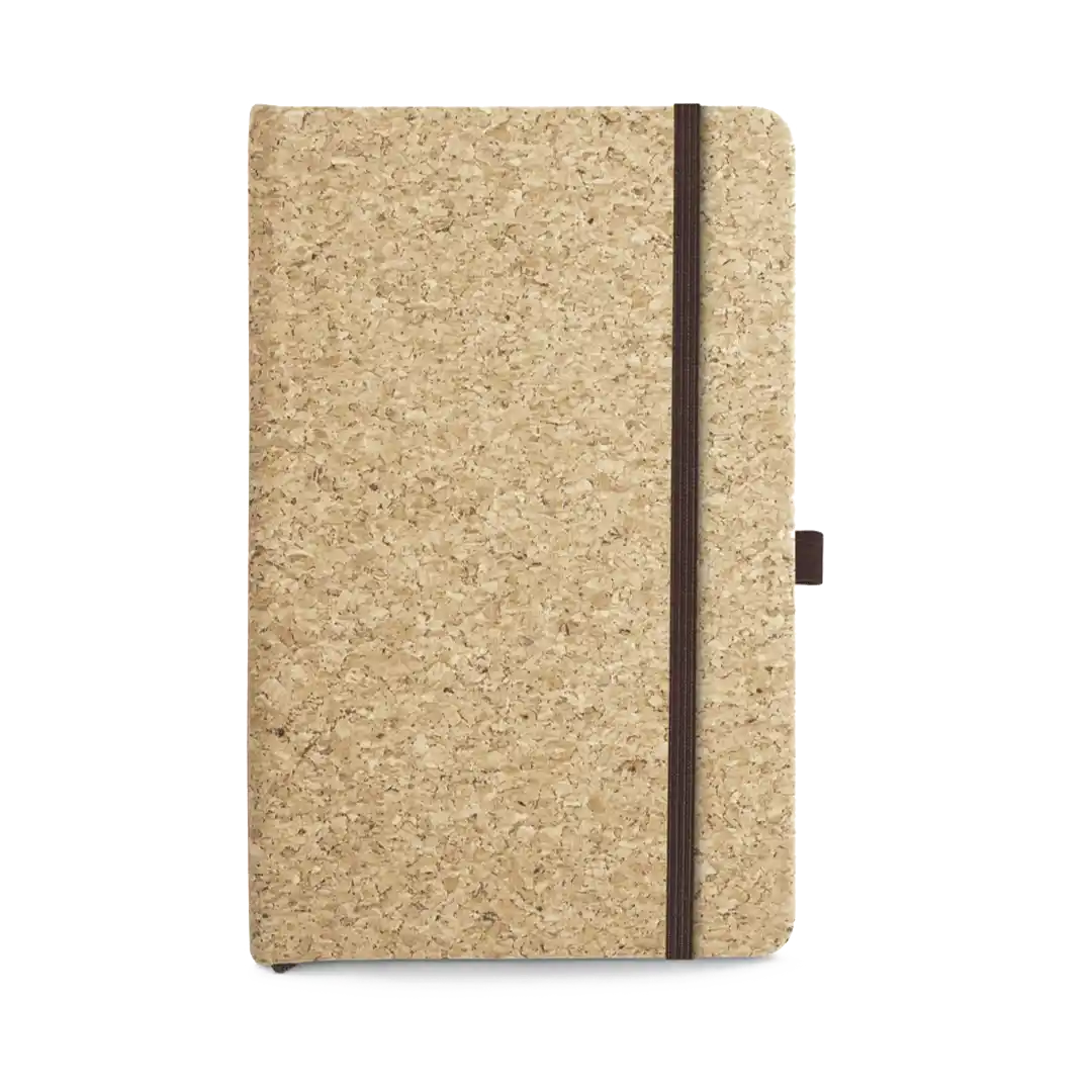 Caderno A5 de capa dura em cortiça