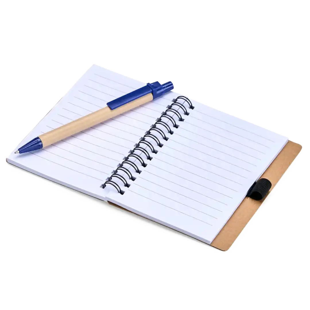 Caderno Ecológico em papelão