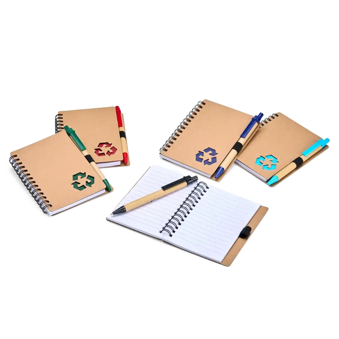 Caderno Ecológico em papelão