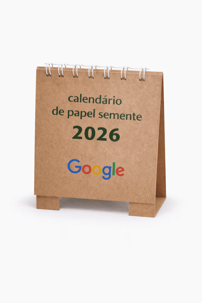 Calendário Papel Semente Personalizado | Brinde Sustentável