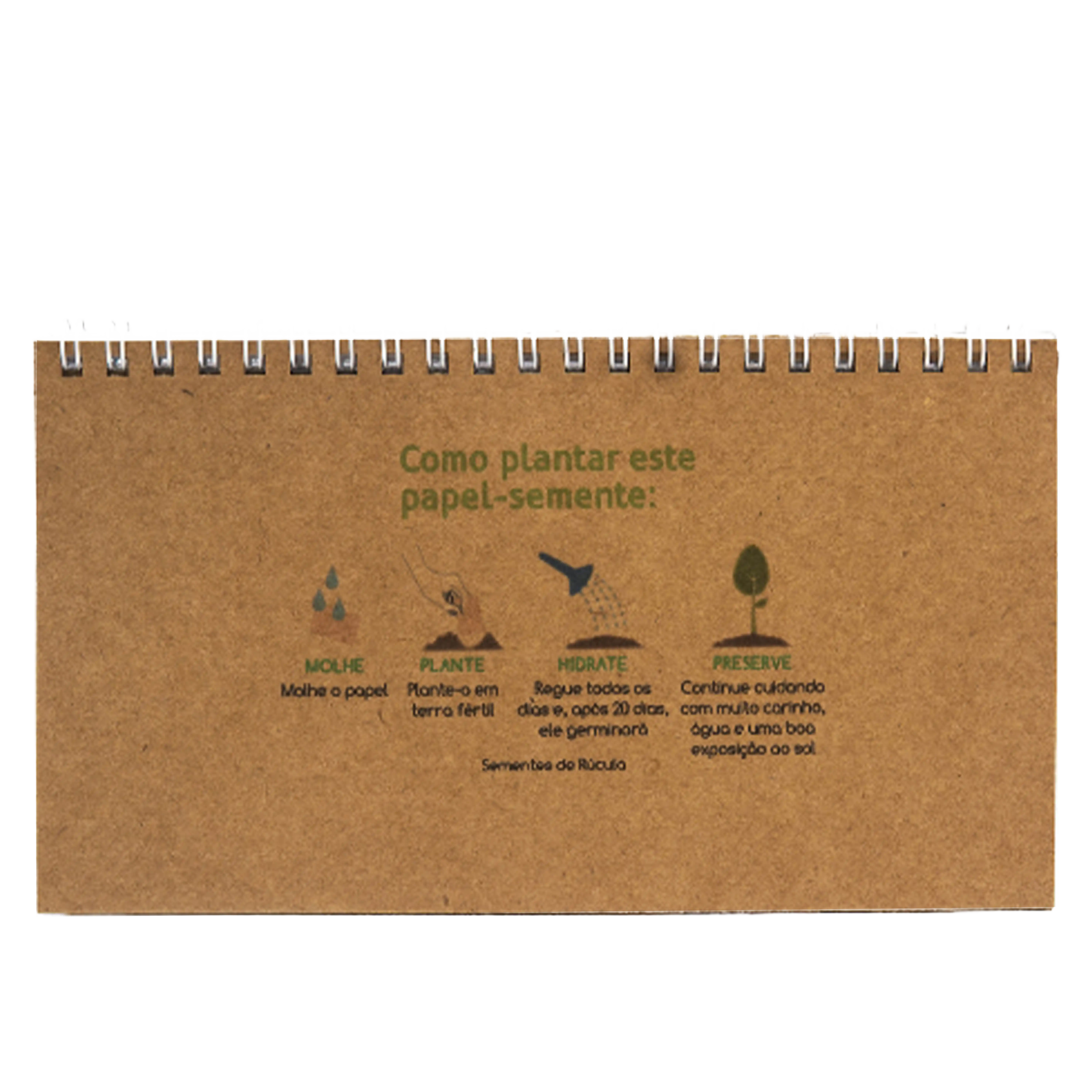 Calendário Papel Semente