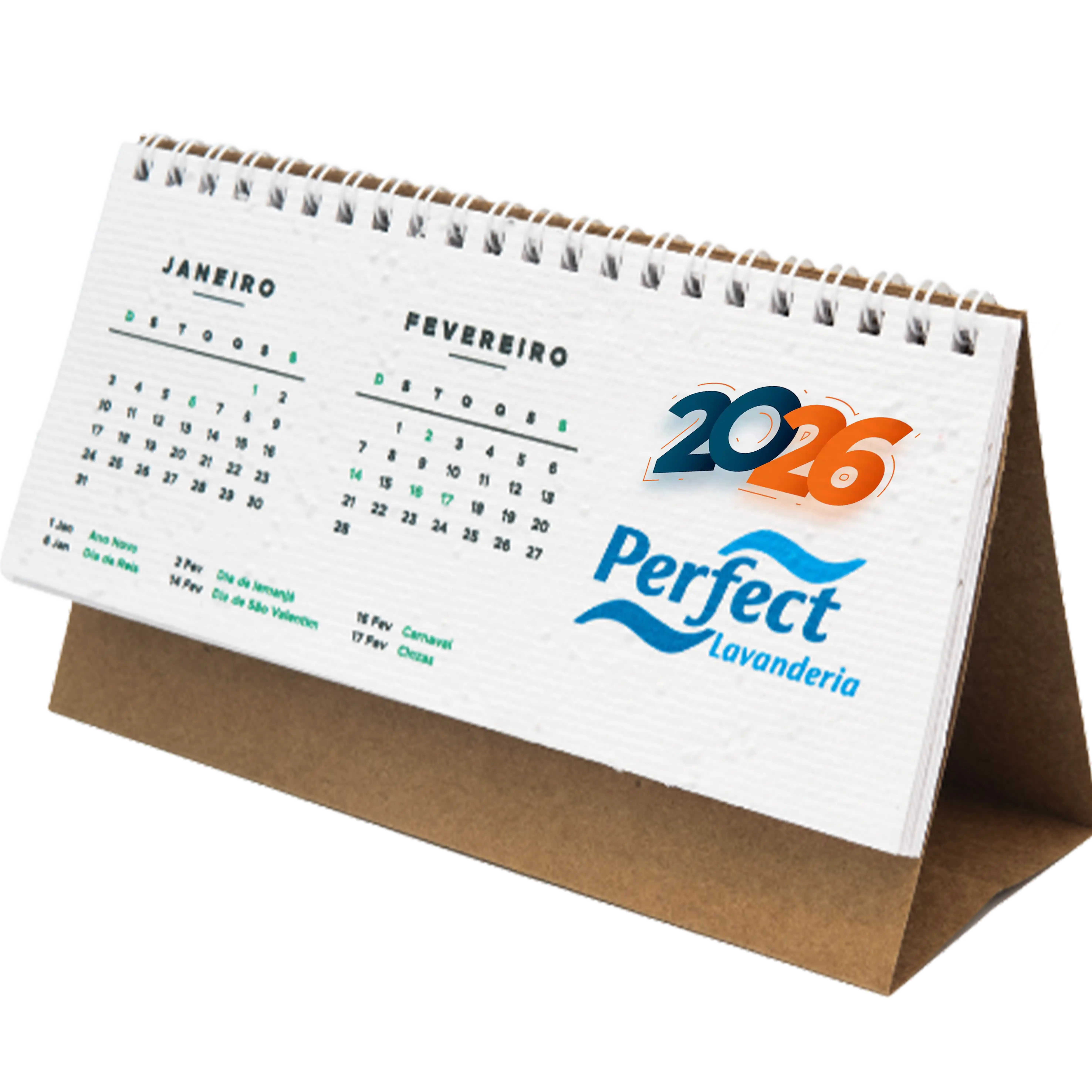 Calendário Papel Semente