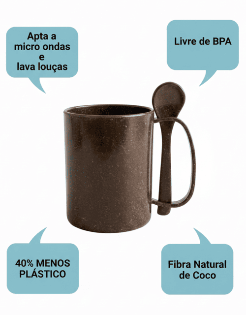 Caneca Fibra de Coco