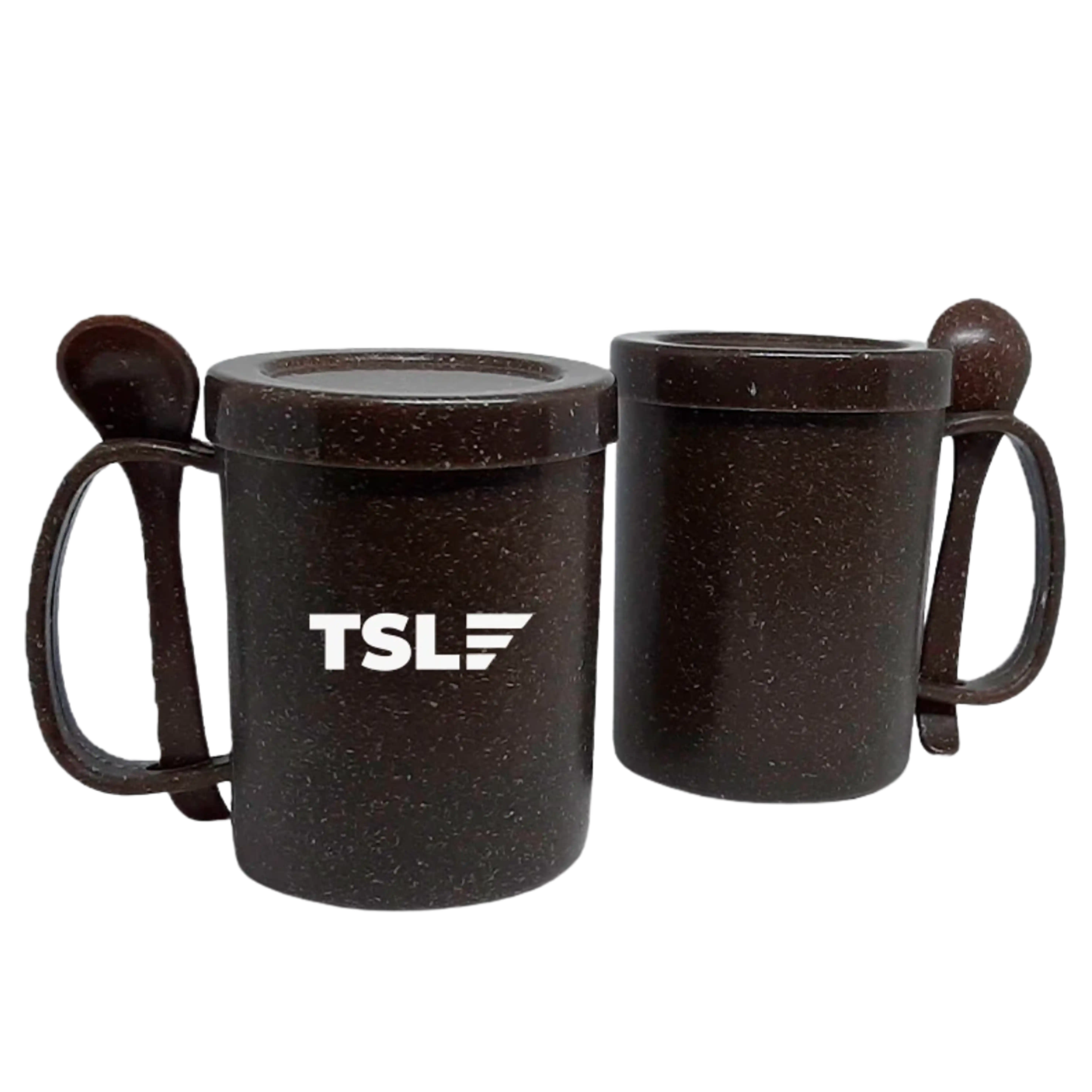 Caneca Fibra de Coco com Tampa