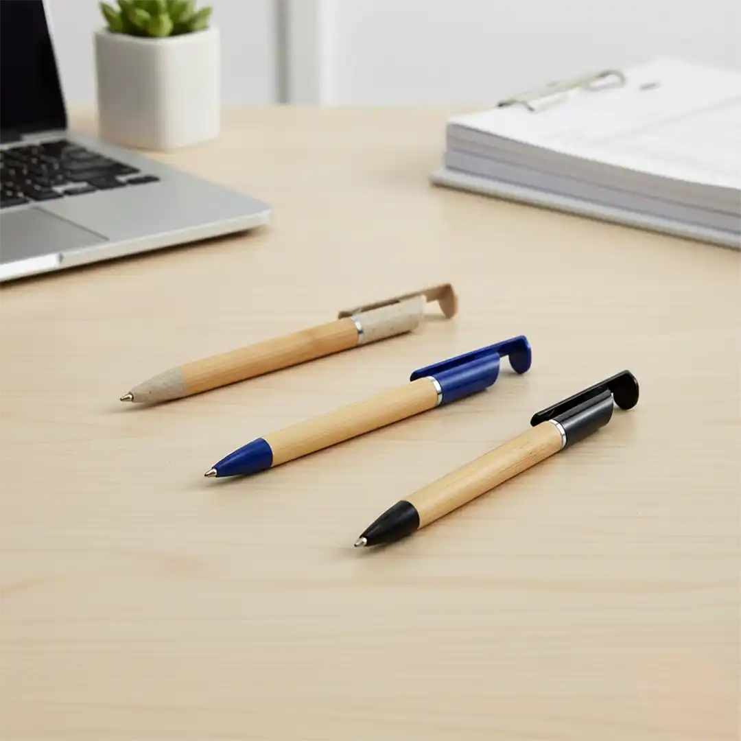 Caneta Ecológica com Suporte