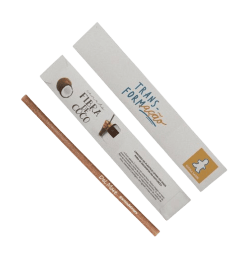 Canudo Eco Coco no Envelope