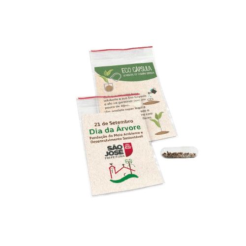 Eco Cápsula com Sementes