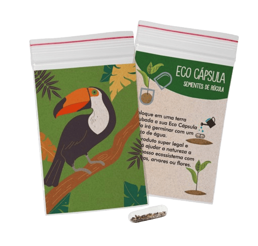 Eco Cápsula com Sementes