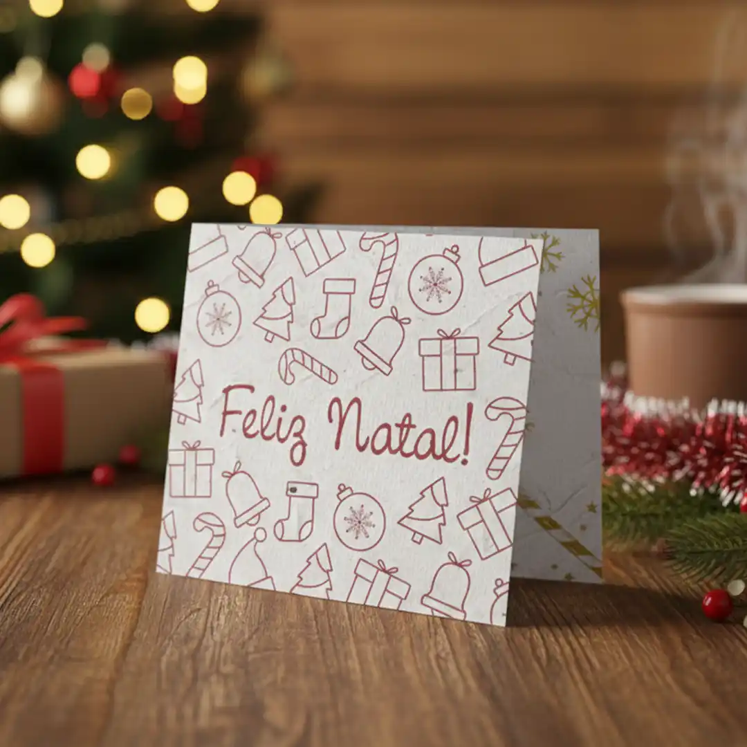 Cartão Papel Semente