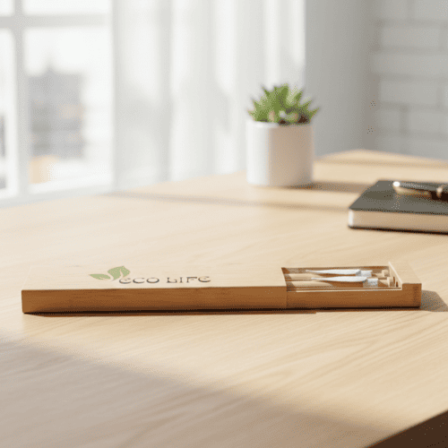 Conjunto Caneta e Lapiseira de Bambu