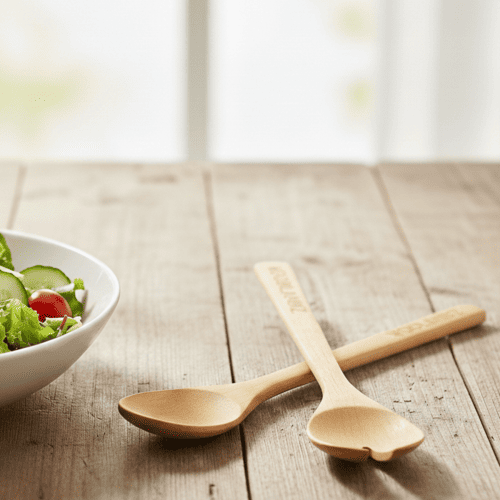 Conjunto de 2 Talheres de Bambu