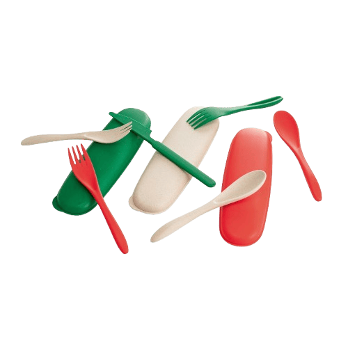 Conjunto de Talheres Fibra de Bambu