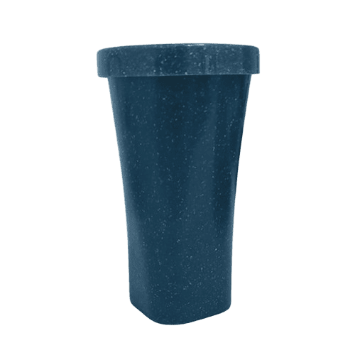 Copo fibra de Madeira Azul