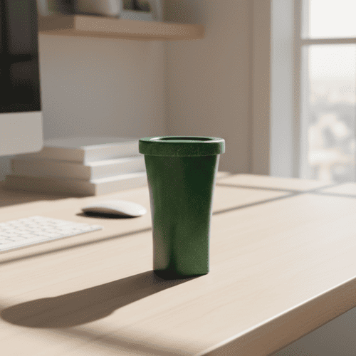 Copo fibra de Madeira Verde