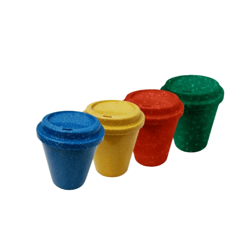 Copo Viagem Fibra de Madeira 350 ml