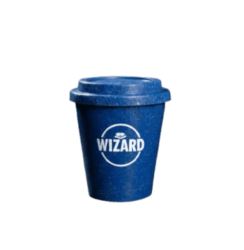 Copo Viagem Fibra de Madeira 350 ml