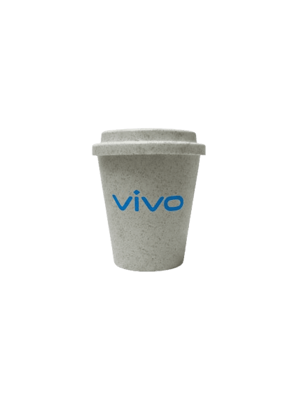 Copo de Viagem Fibra de Arroz 350 ml