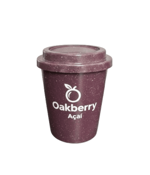 Copo Viagem Fibra de Açaí 350 ml