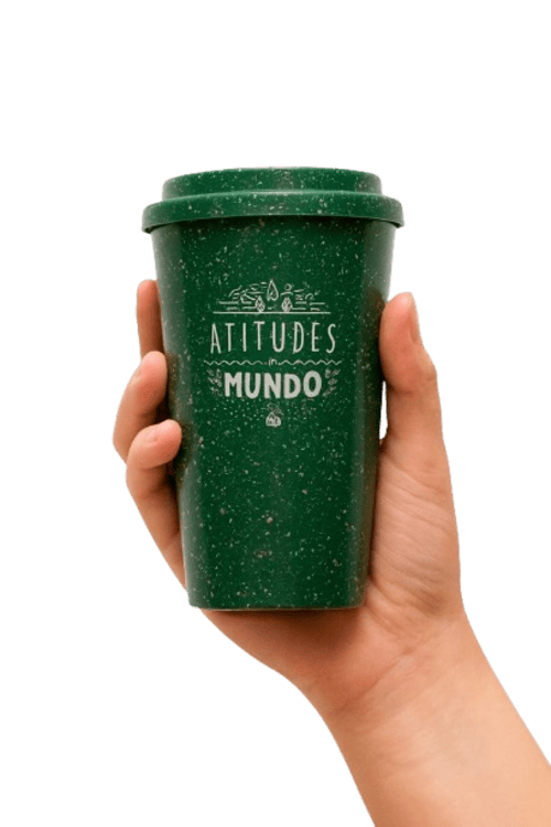 Copo de Viagem de Madeira 500 ml