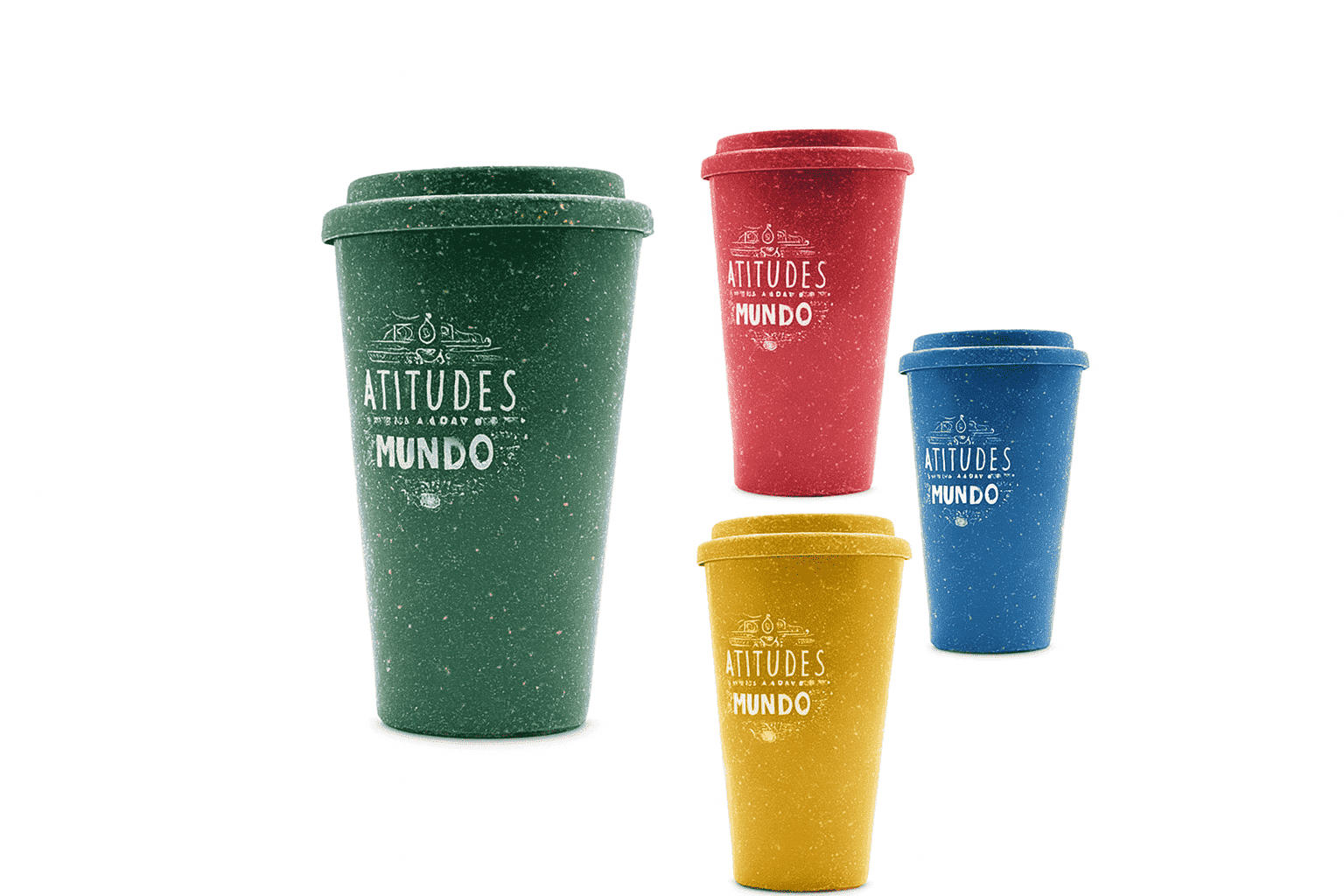 Copo de Viagem de Madeira 500 ml