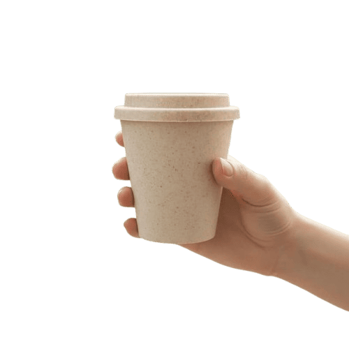 Copo de Viagem Fibra de Bambu 350 ml