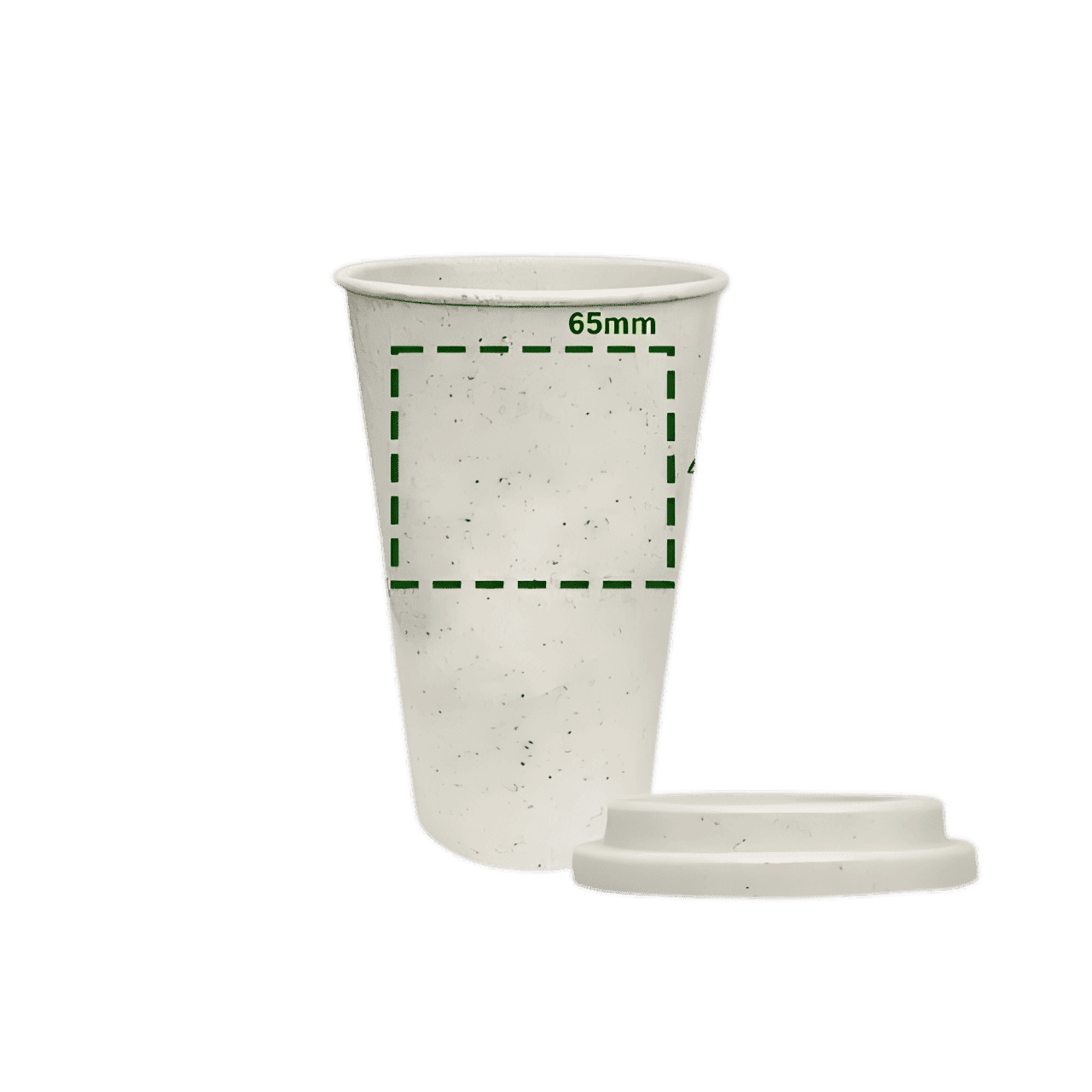 Copo de Viagem Fibra de Arroz 500 ml