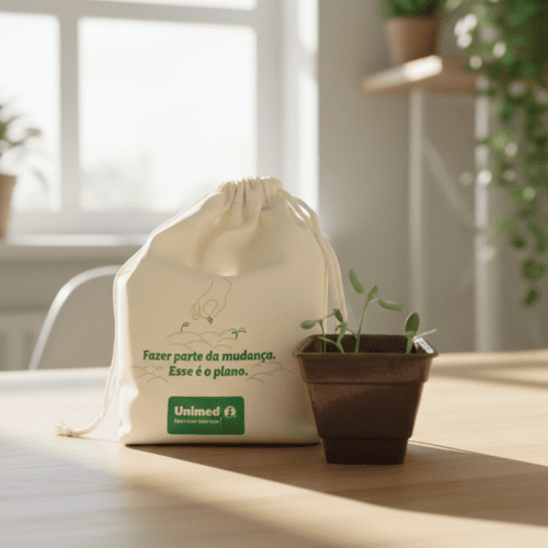 Kit Cultivo Sacolinha Algodão