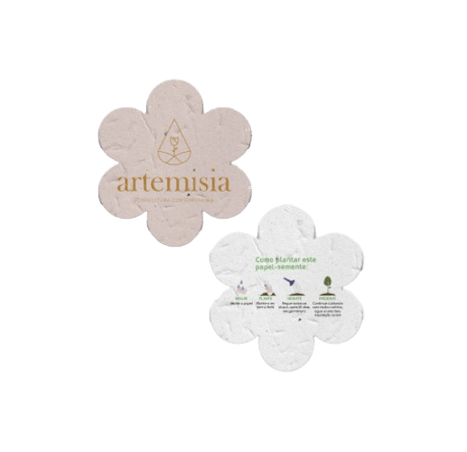 Flor de Papel Semente