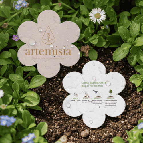 Flor de Papel Semente