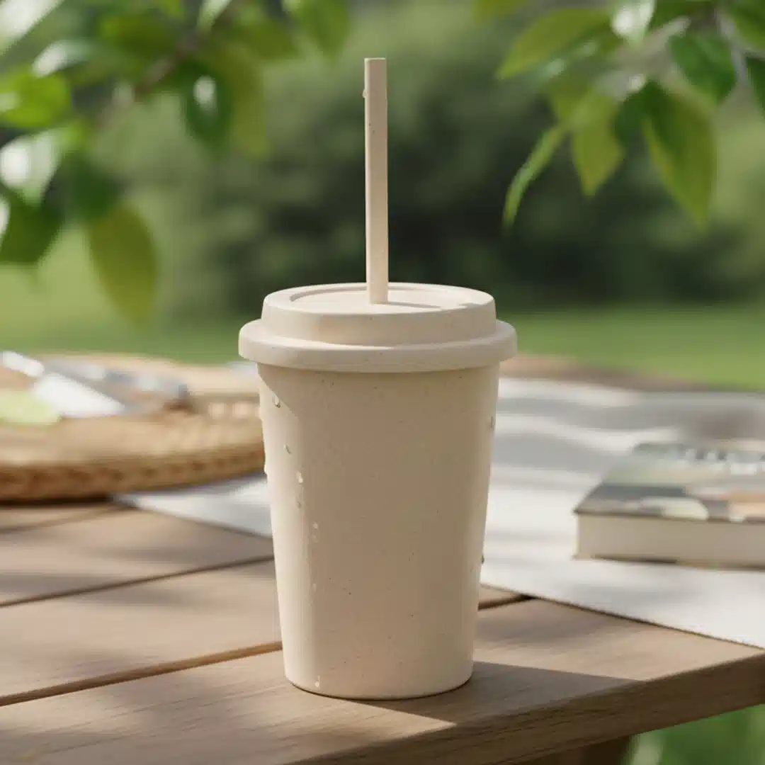 Copo de Viagem com Canudo