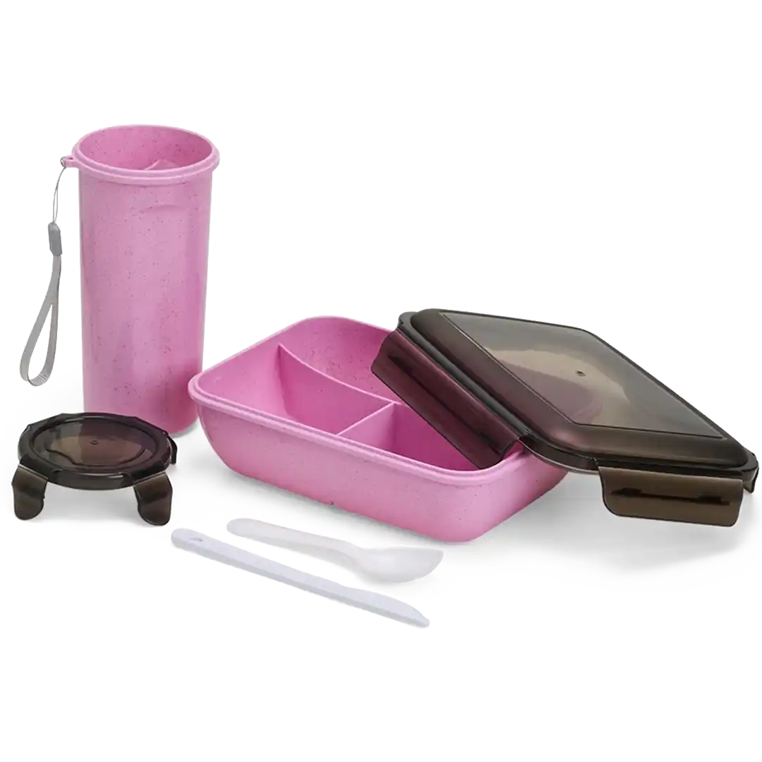 Kit Copo e Marmita Fibra de Bambu