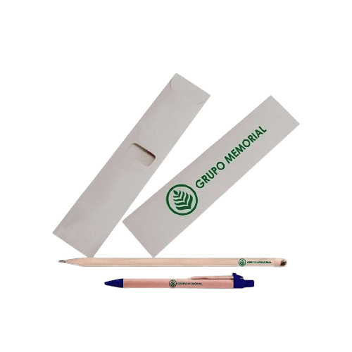 Kit Caneta e Lápis Semente 069