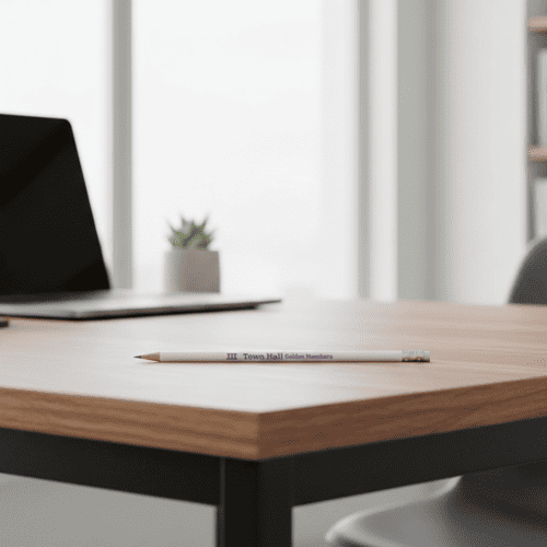 Lápis Branco com Borracha