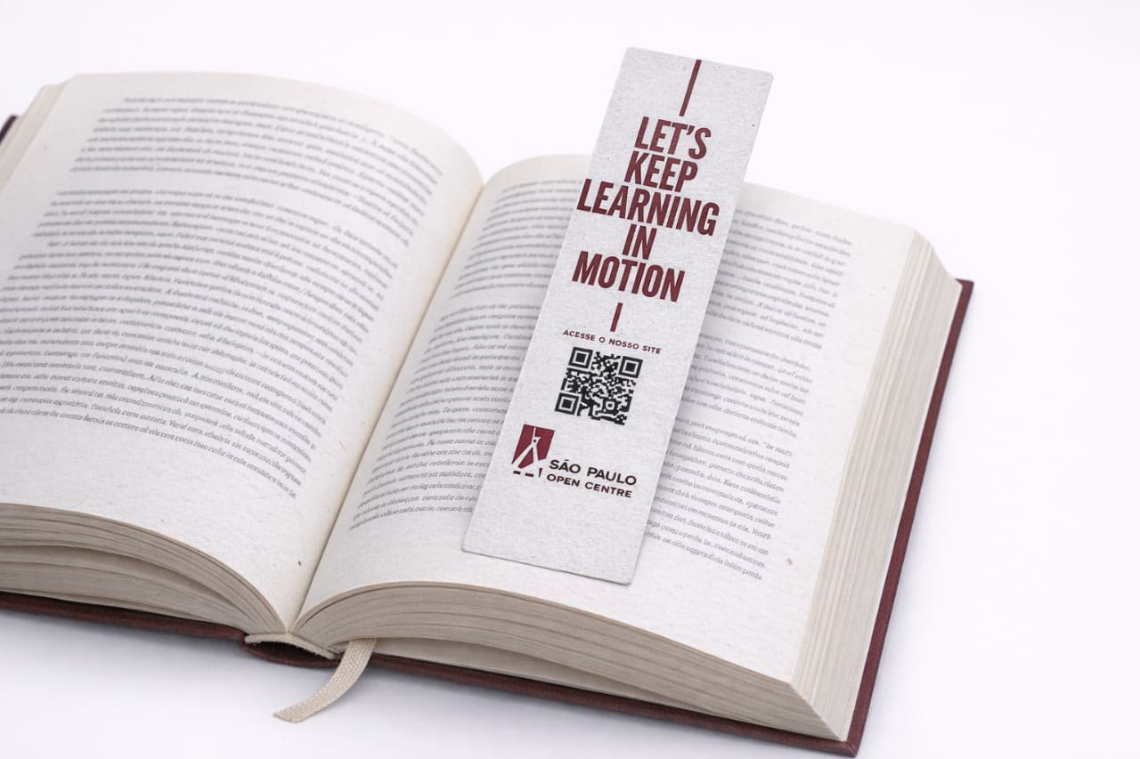 Marcador de Páginas Papel Semente