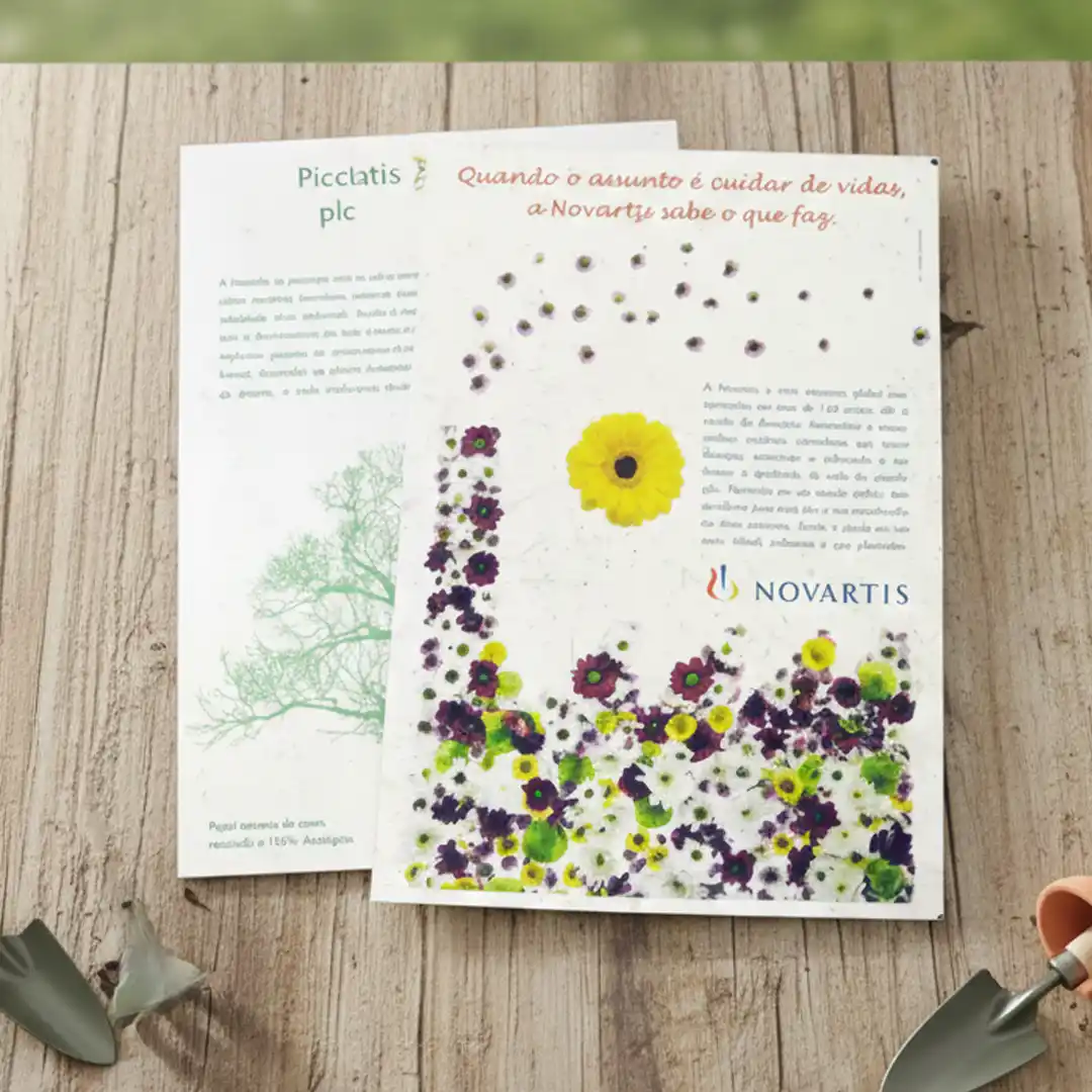 Papel Semente A4 com impressão