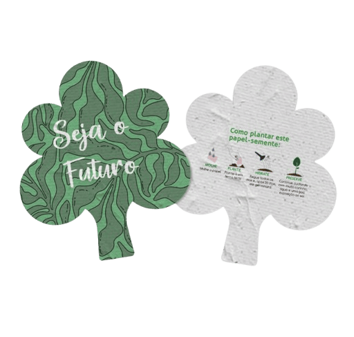 Papel Semente Formato Árvore