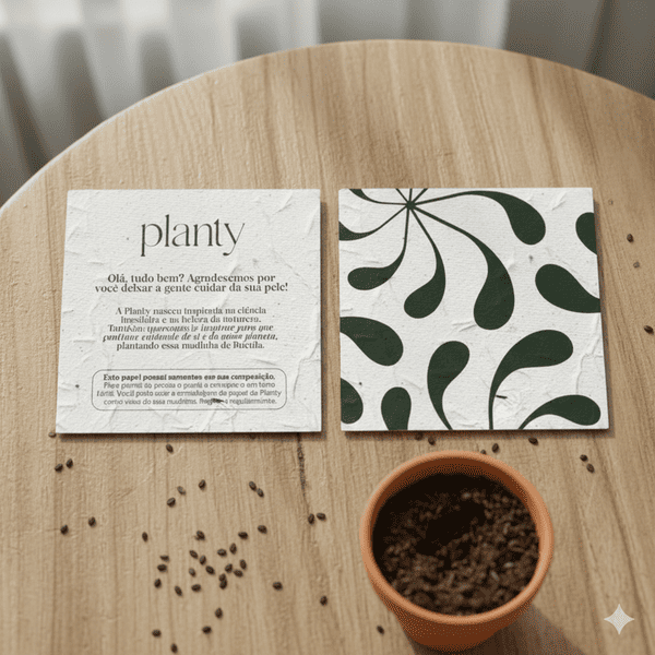 Papel Semente 9,5x9,5 cm