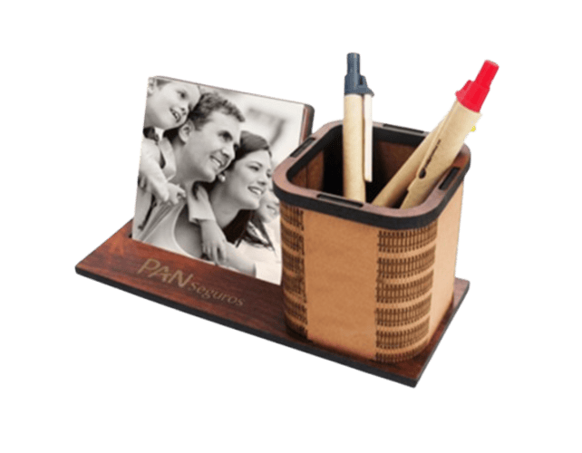 Porta Canetas e Retrato Eco