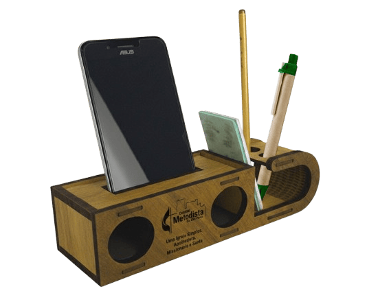 Speaker e Porta Canetas MDF
