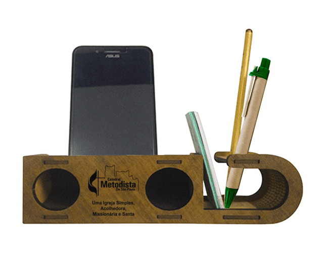 Speaker e Porta Canetas MDF