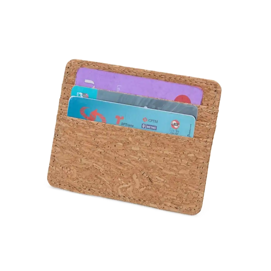 Porta-cartão em Cortiça