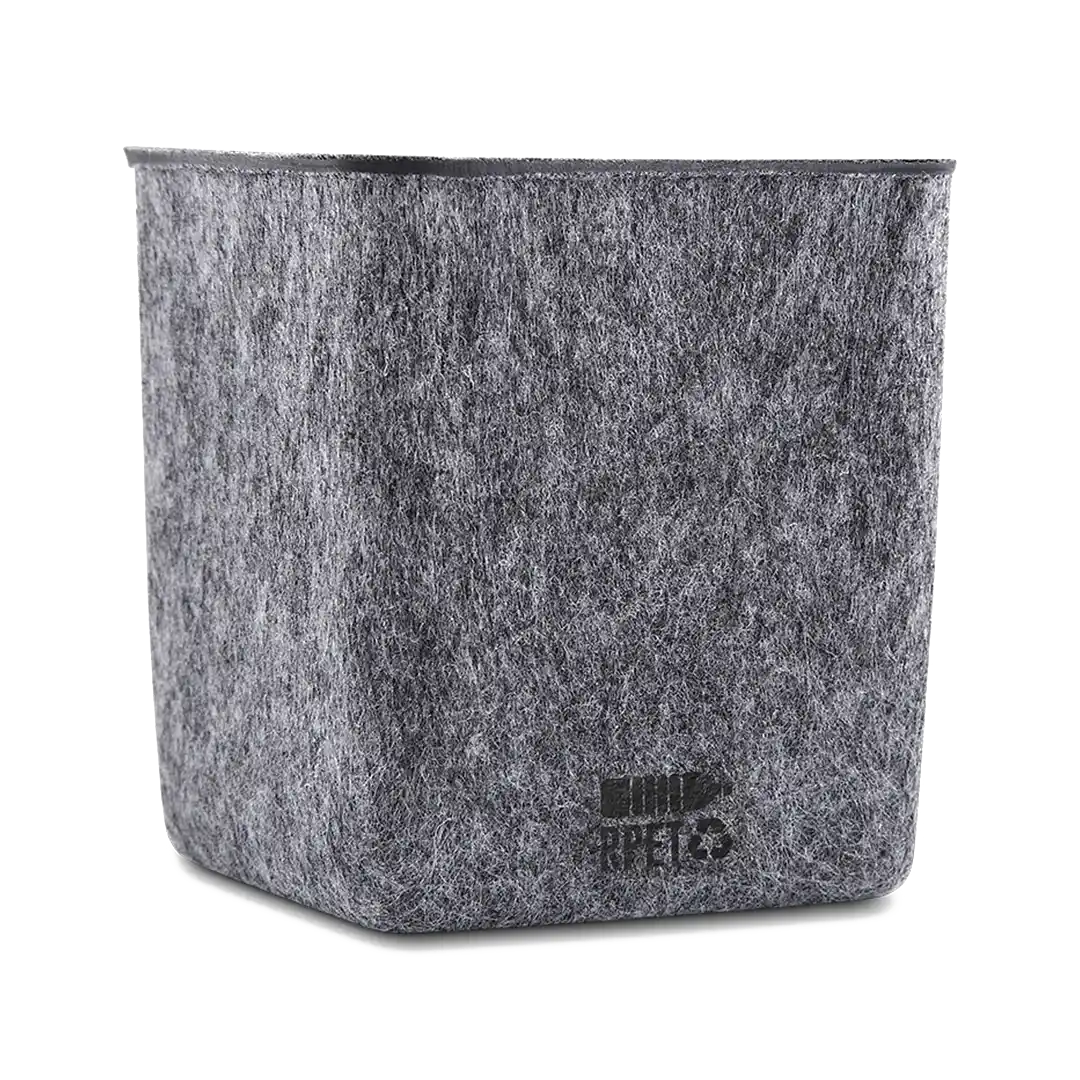 Porta-objetos com Base em Bambu